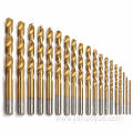 Titanium Twist Drill Bit Set High Speed Steel